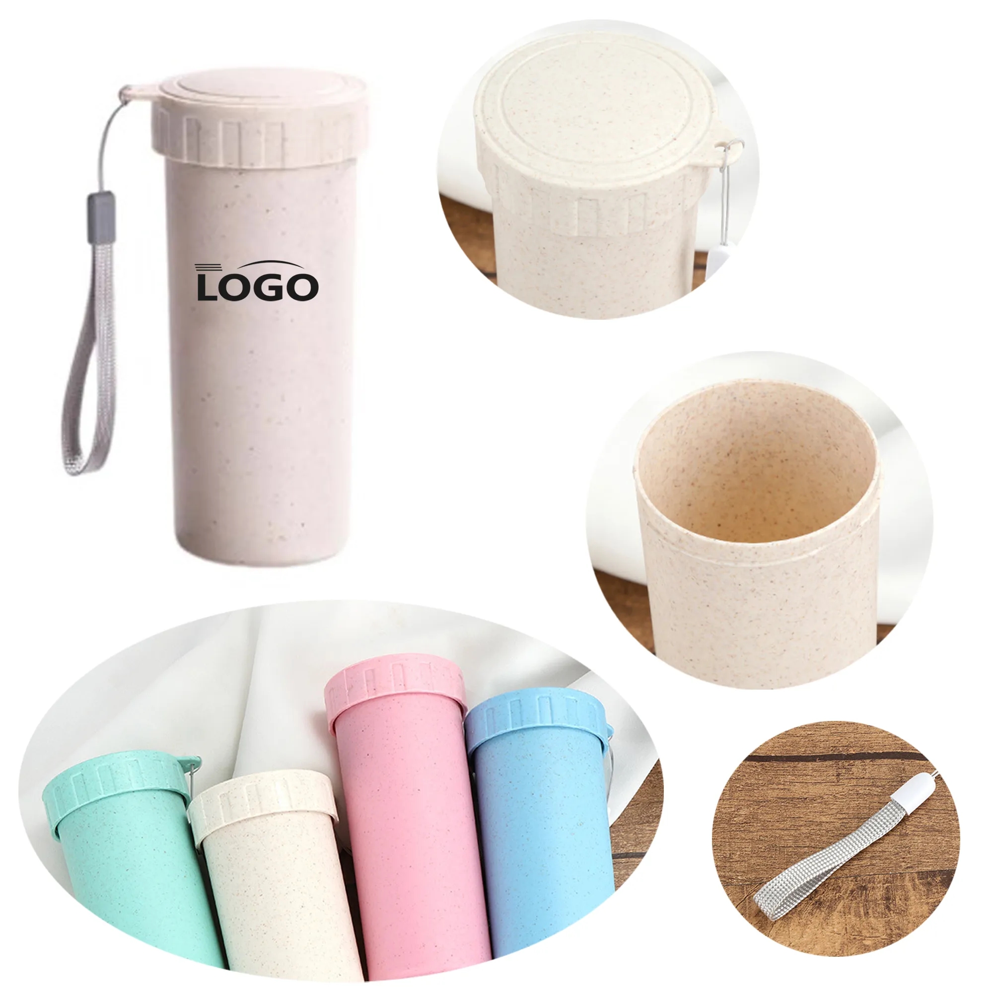 13oz Wheat Coffee Cups MOQ 50 2