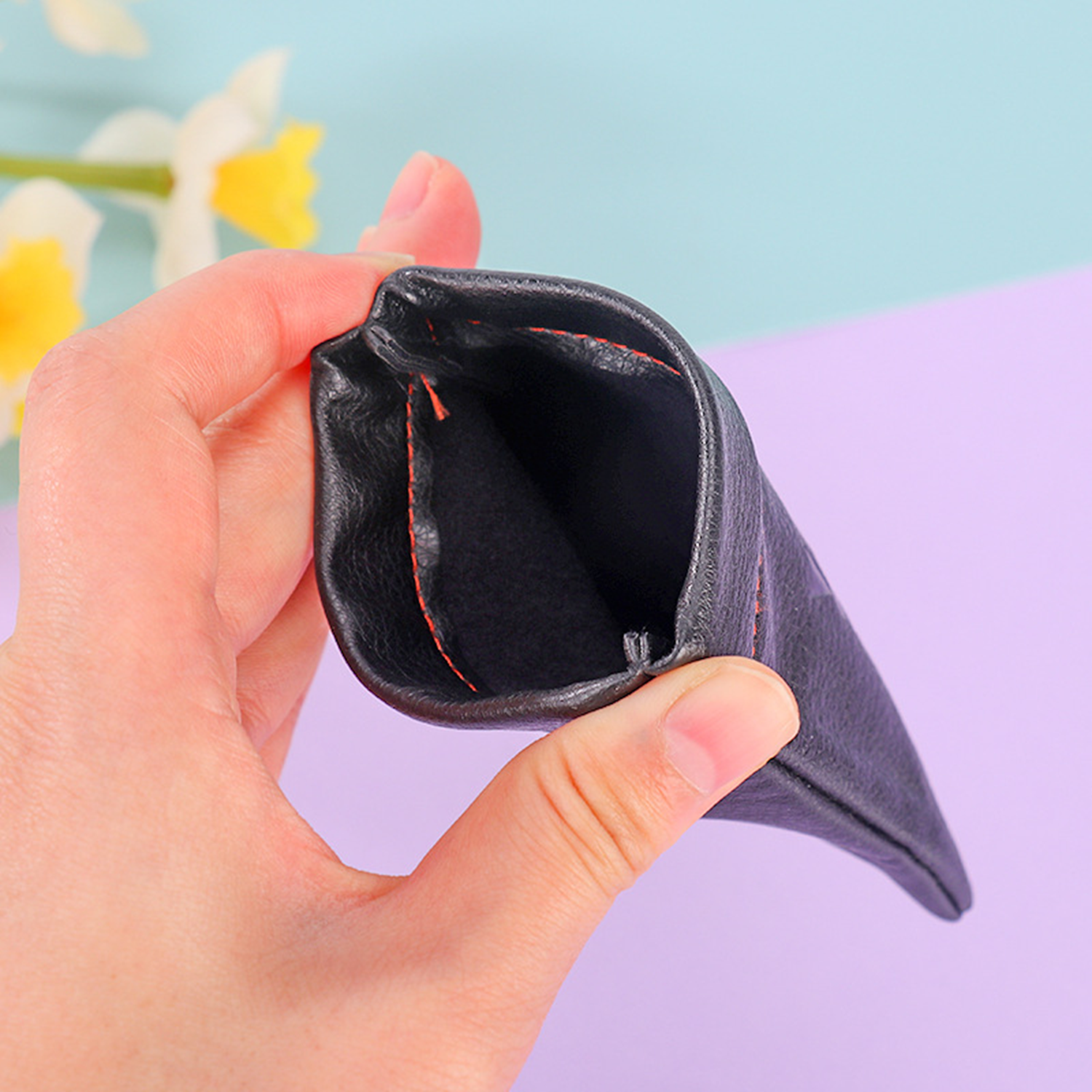 PU Leather Cable Storage Bag Card Wallet 1