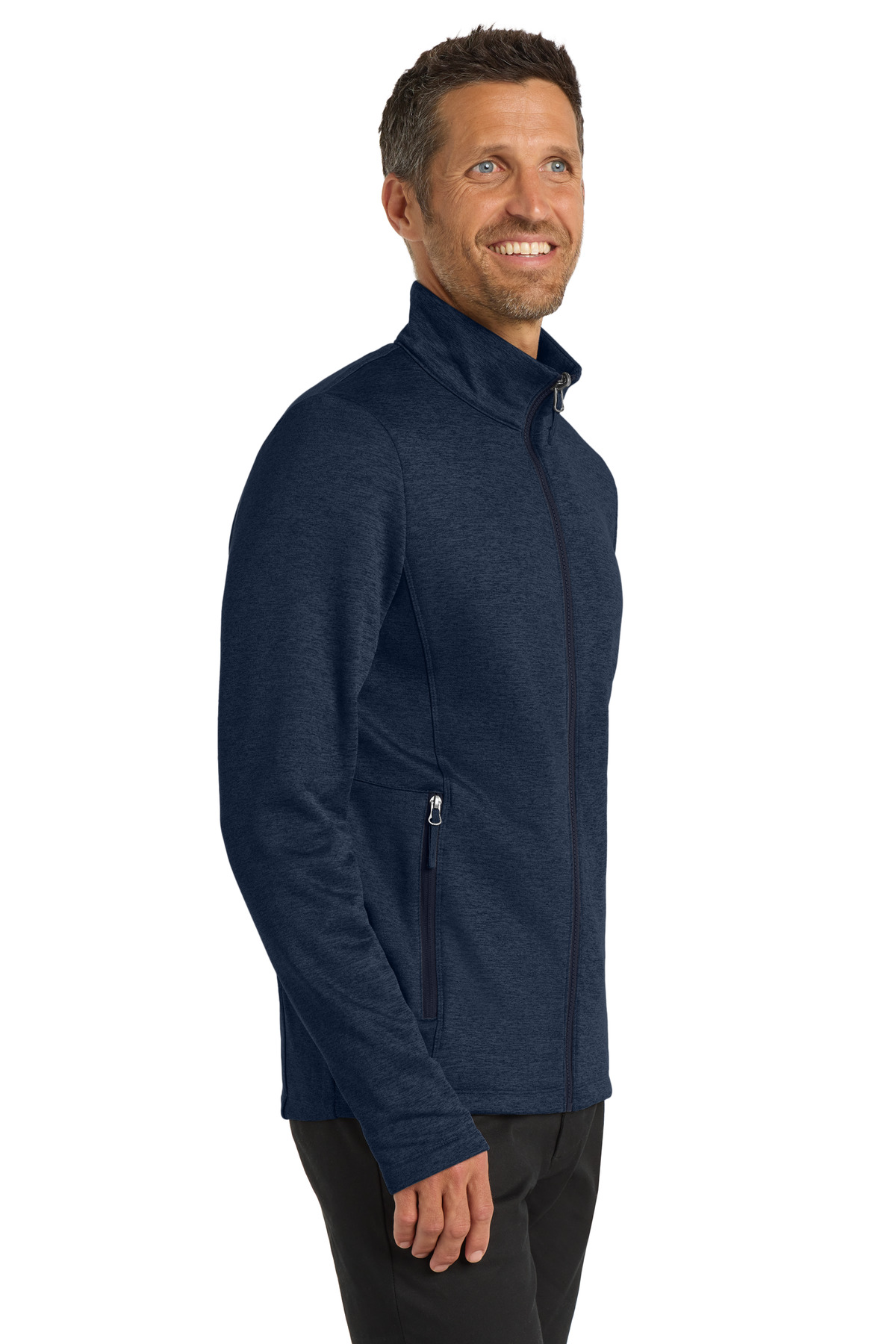 Port Authority Collective Striated Fleece Jacket. F905 1