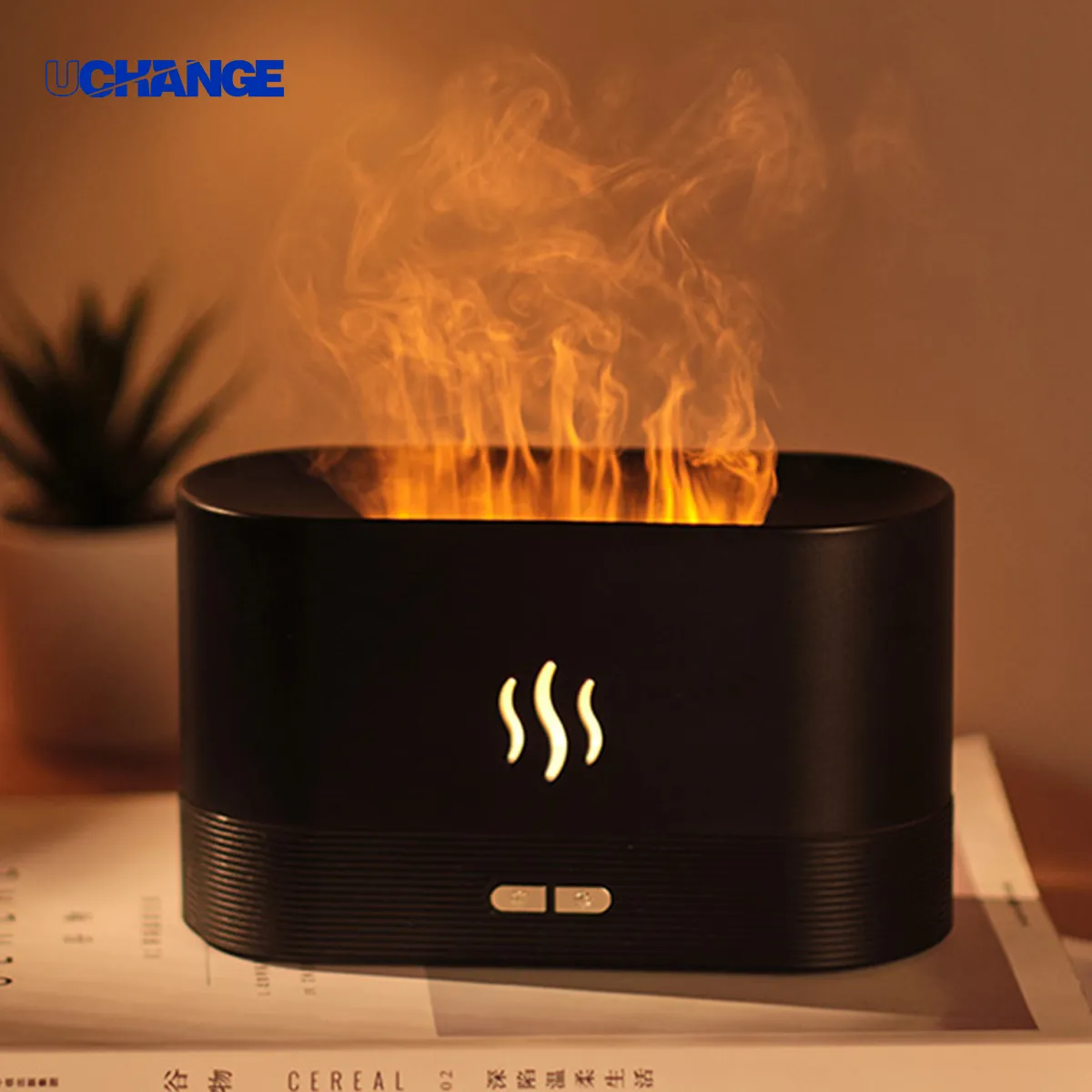 Flame Effect Aromatherapy Diffuser With Humidifier 4