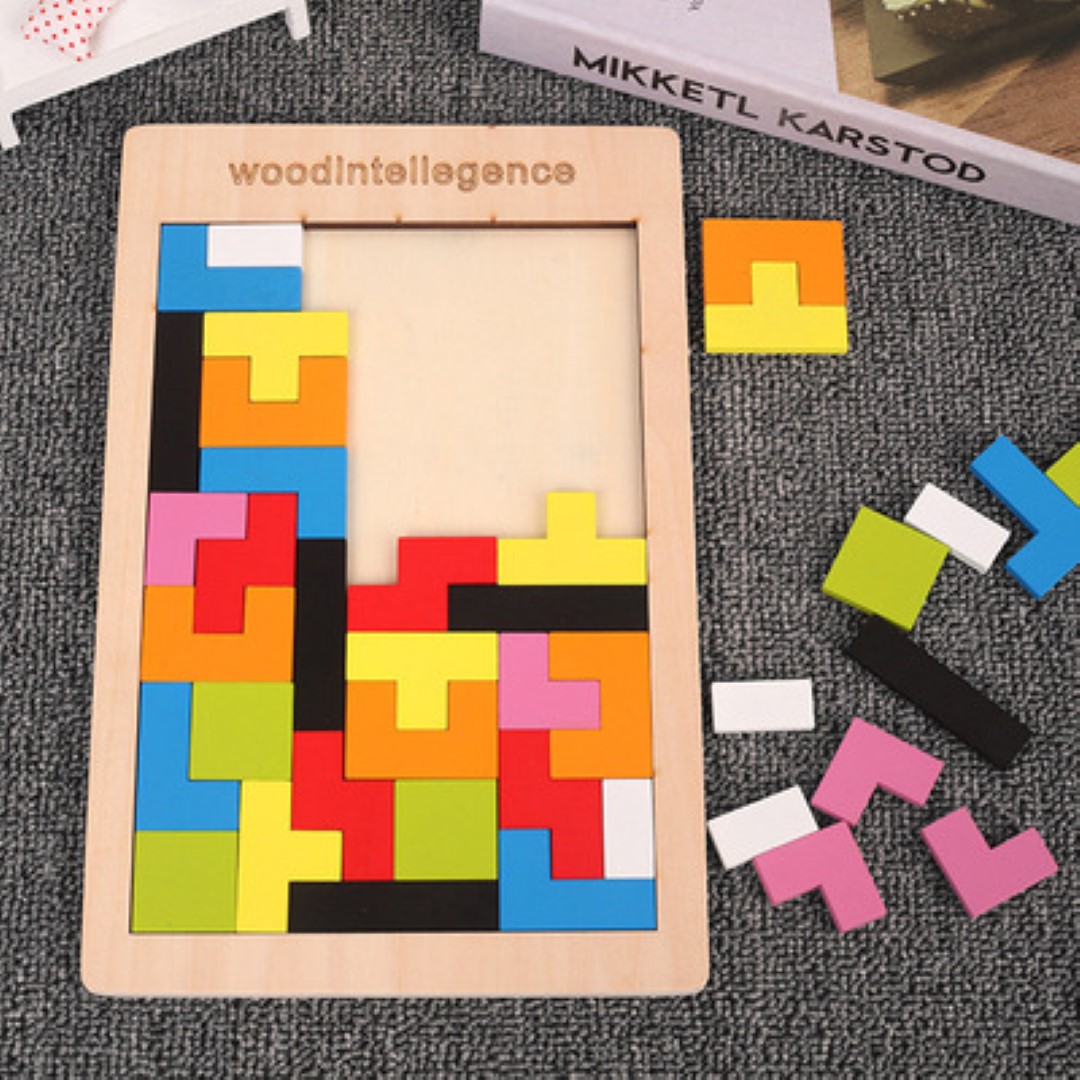 Wooden Russian Blocks Puzzle 2