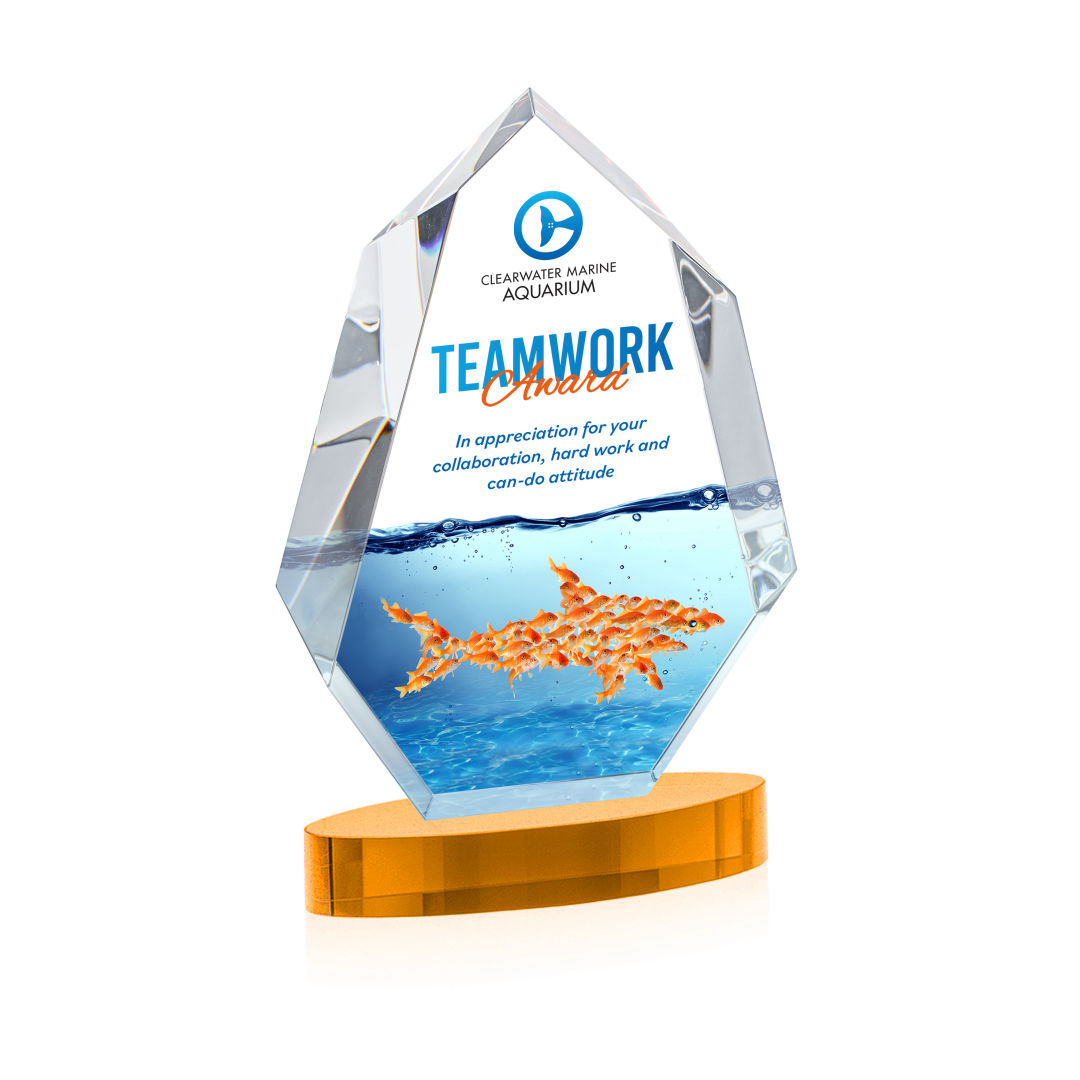 Norwood VividPrint™ Award on Alberton Base - Amber 2