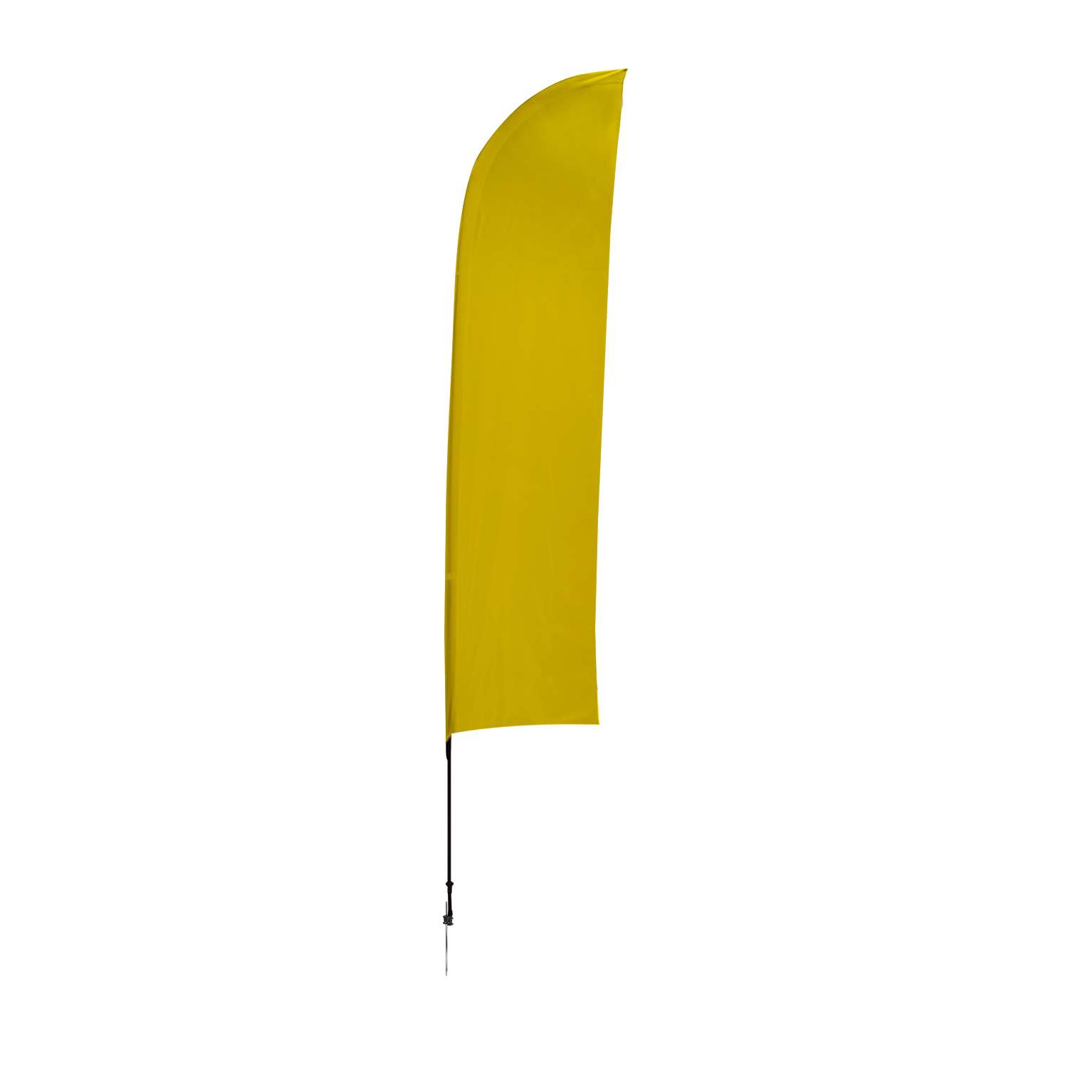 10.5' Solid-Color Value Blade Sail Sign Kit (Single-Sided with spike base)