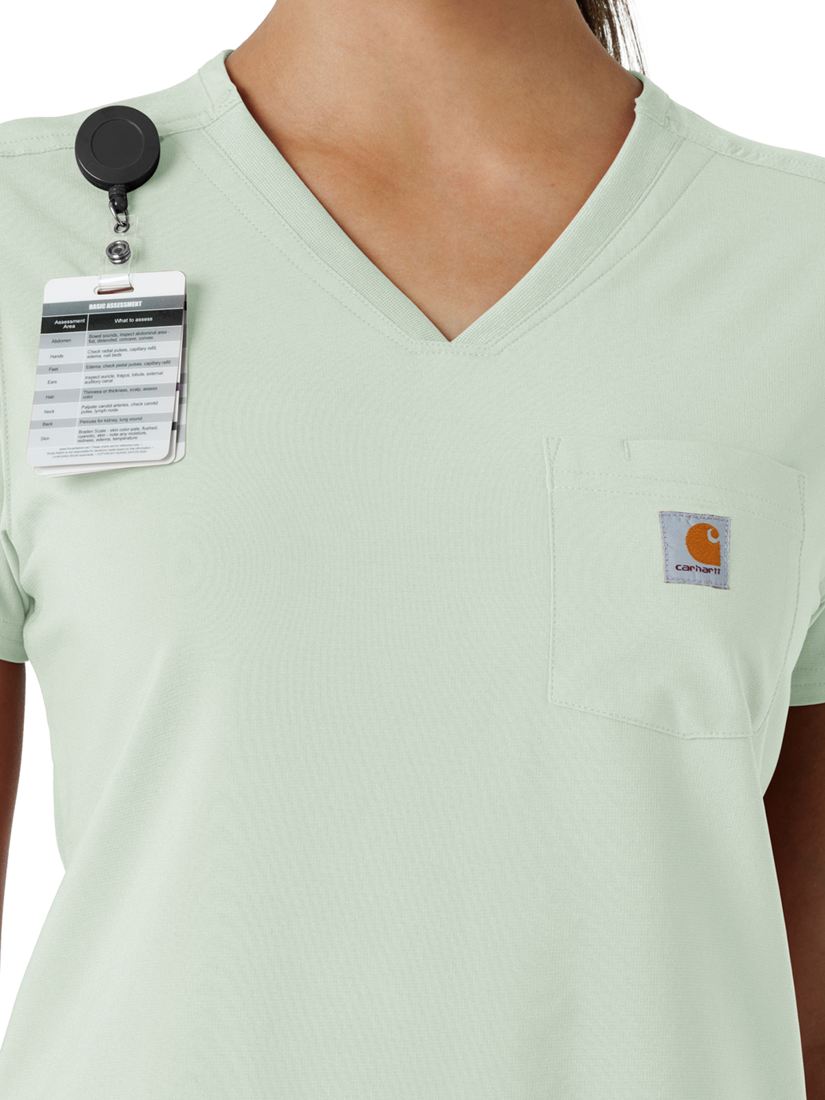 Carhartt Scrubs - Force Cross-Flex - Women's One-Pocket Tuck-In Top 28
