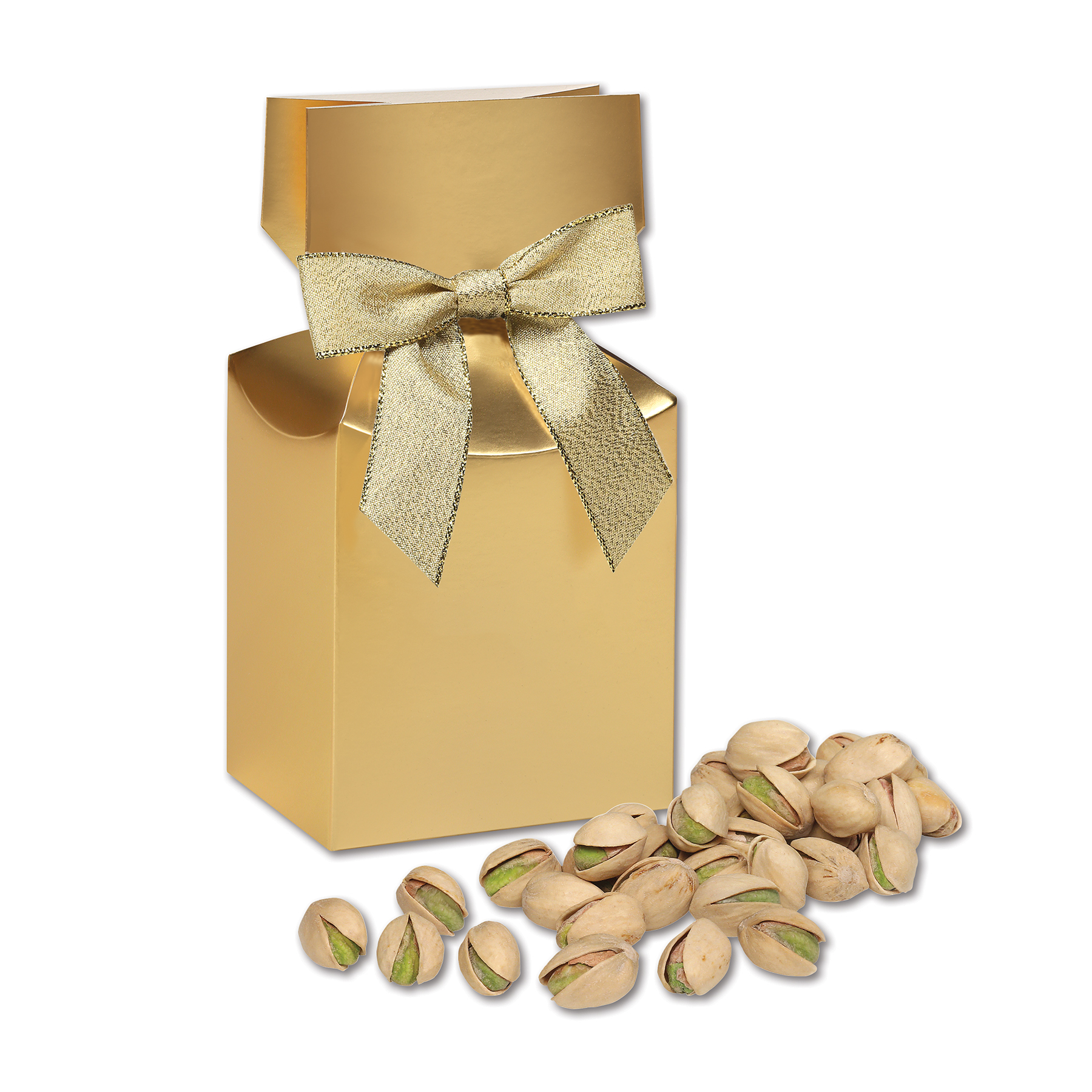California Pistachios in Gold Premium Delights Gift Box 1