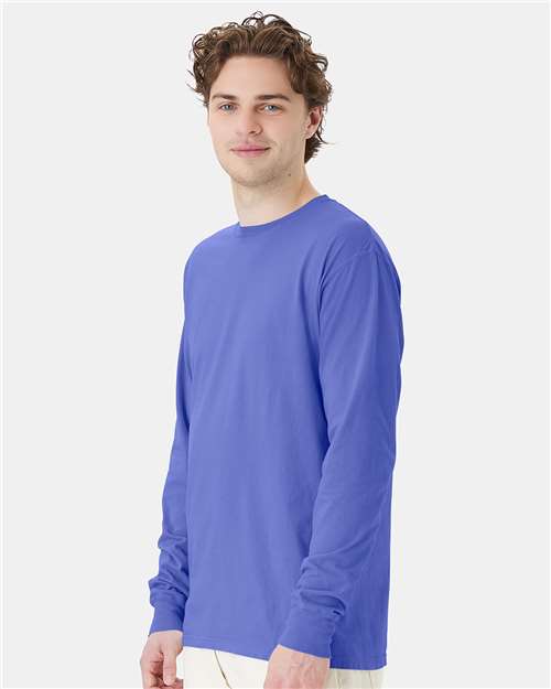Unisex Garment-Dyed Long Sleeve T-Shirt - GDH200 262