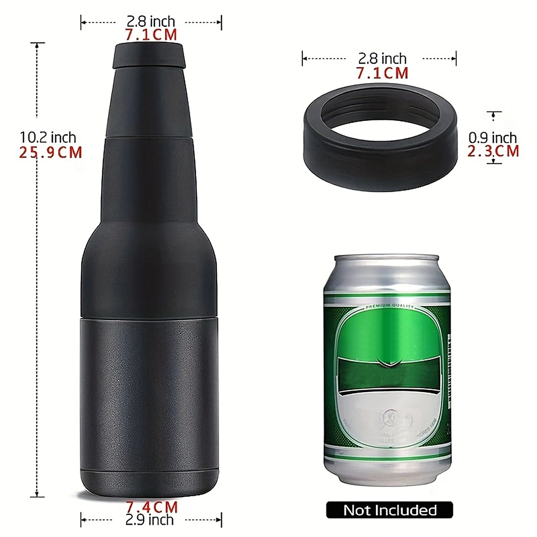 12Oz Stainless Steel Can Cooler 1