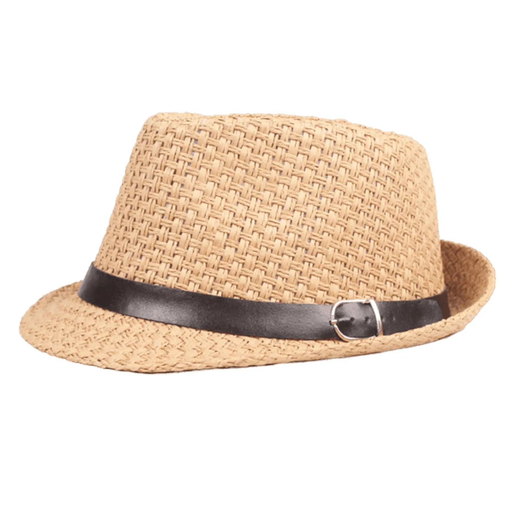 Men'S Summer Jazz Sun Protective Straw Hat 3
