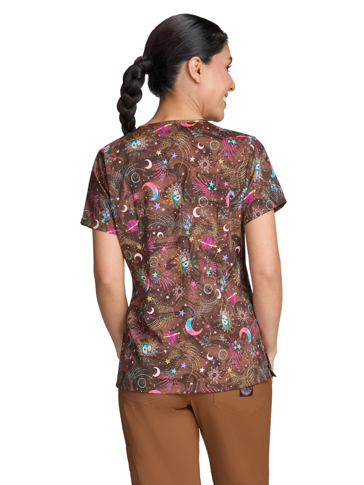 Artist Series - Women's Two-Pocket Print Top 11