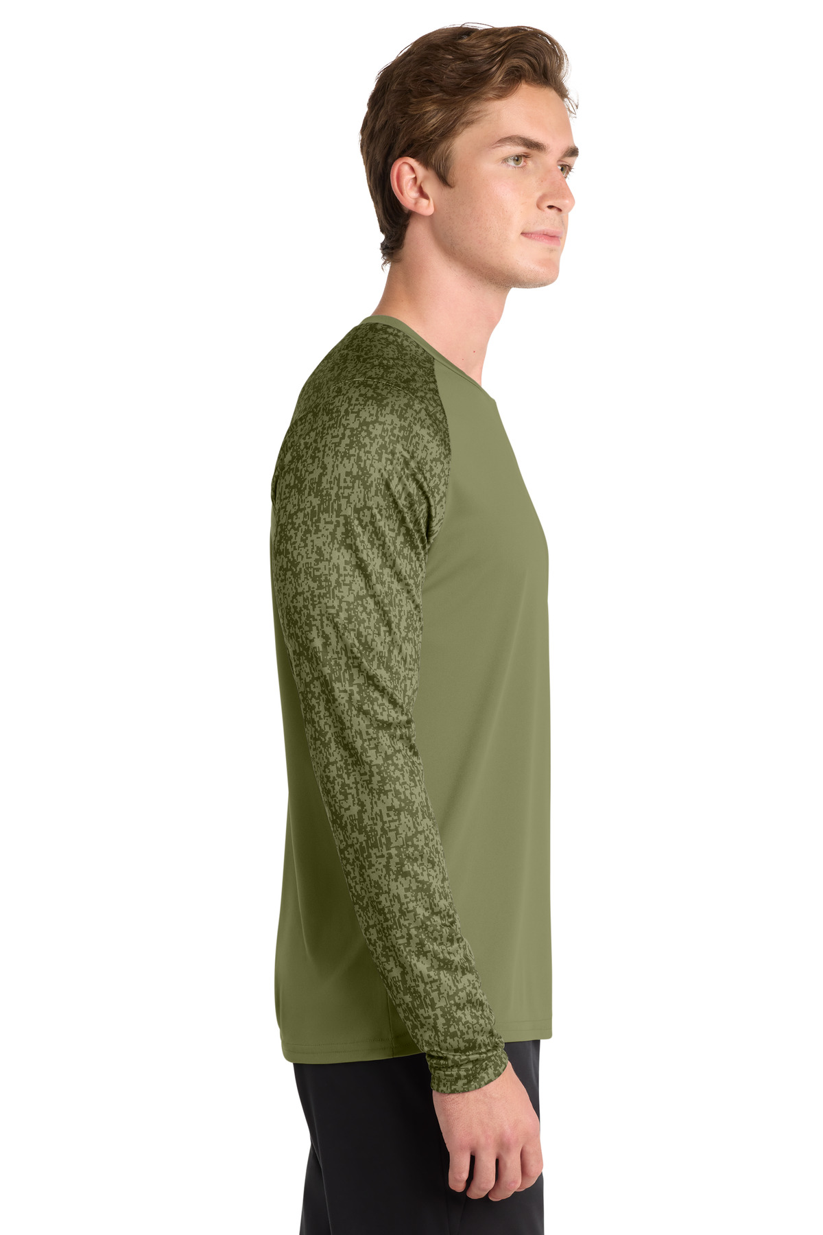 Sport-Tek Long Sleeve Digi Camo Tee. ST460LS 22