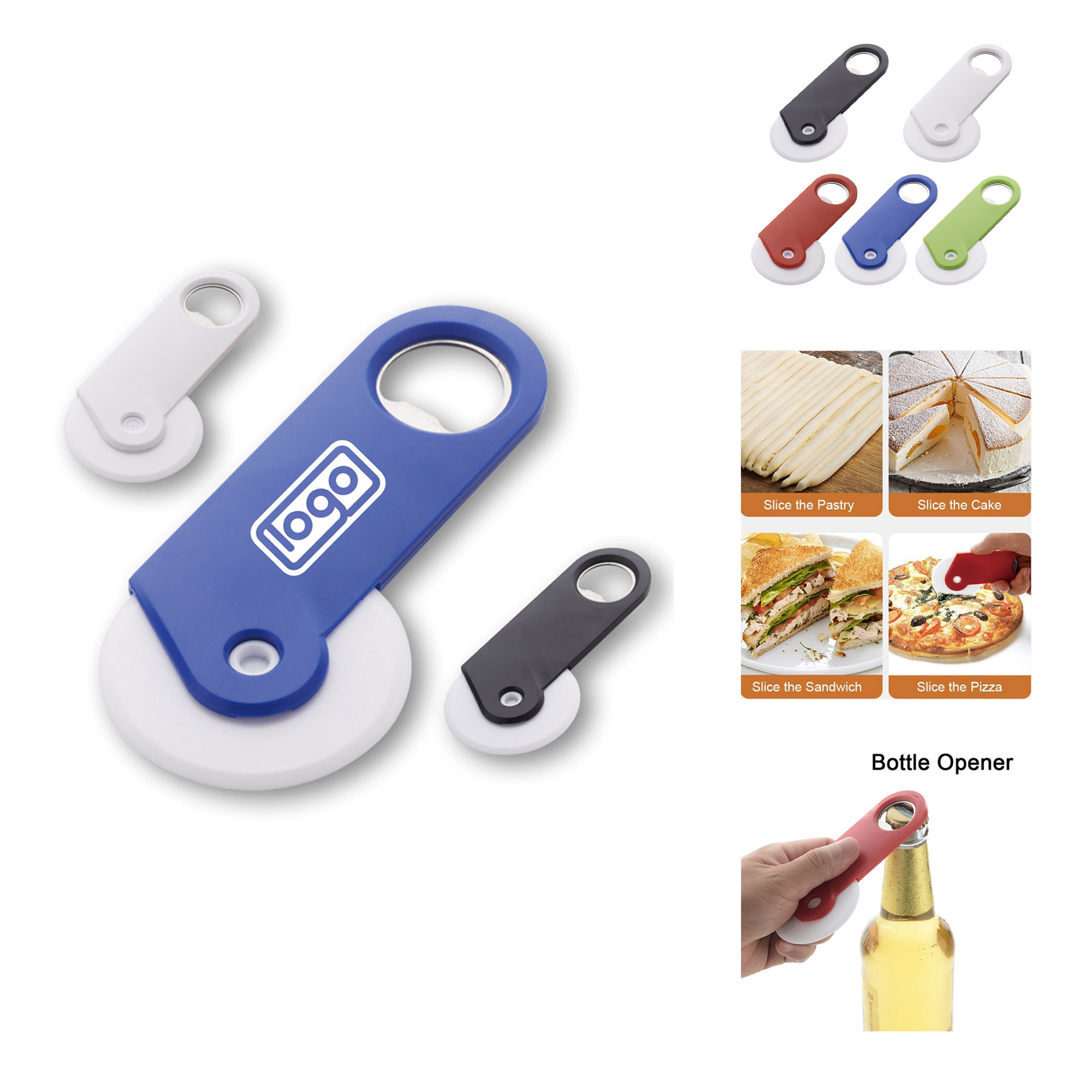 MOQ 50 pcs Promotional Pizza Wheel 3