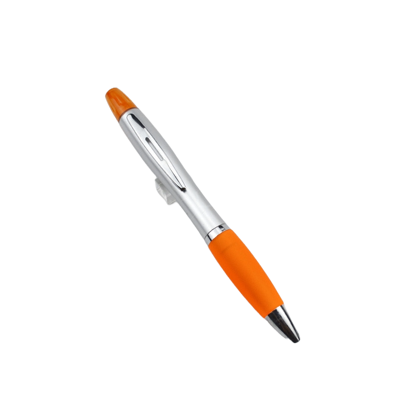 Twist-Action Ballpoint Pen W/ Highlighter 6