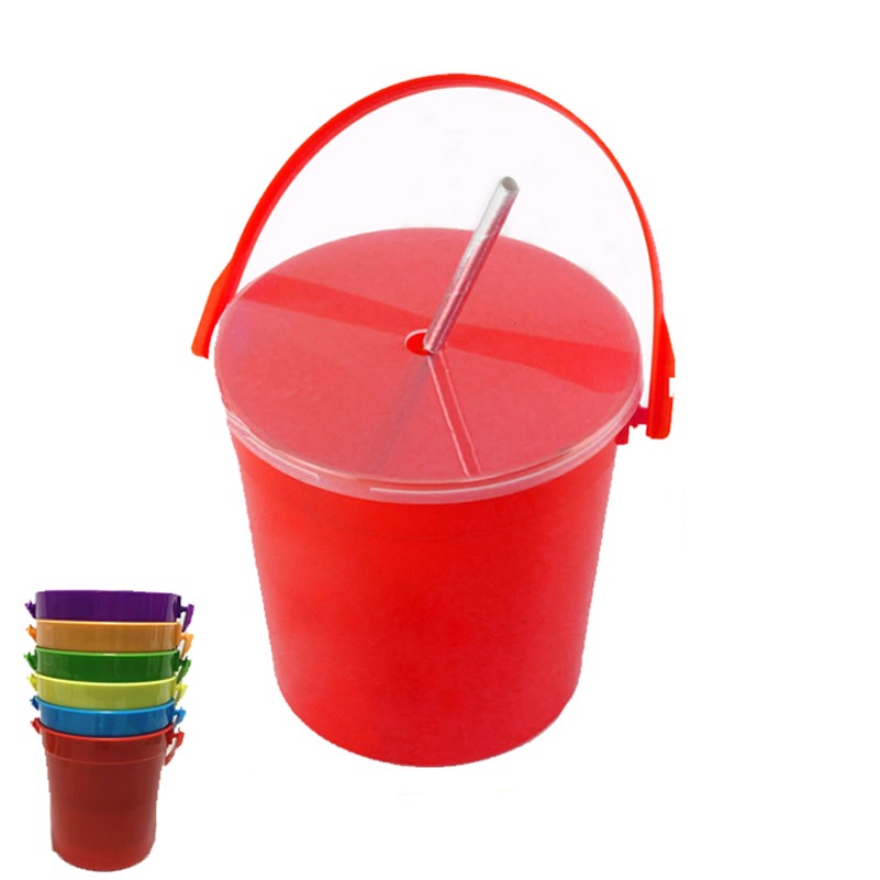 32 OZ Drink Buckets with Lids 3