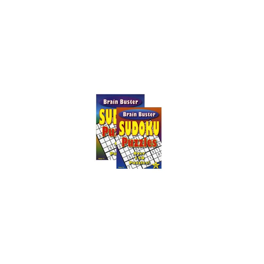 Brain Teaser Sudoku Puzzle Books - 64 Pages Two Titles 2