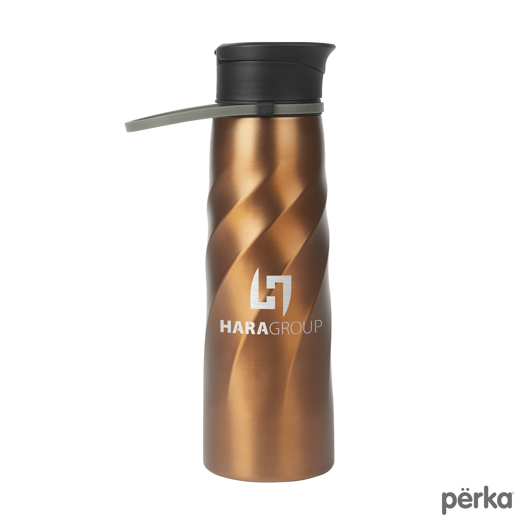 Perka® Tristan 34 oz./1L Single Wall Stainless Steel Sport Bottle 1