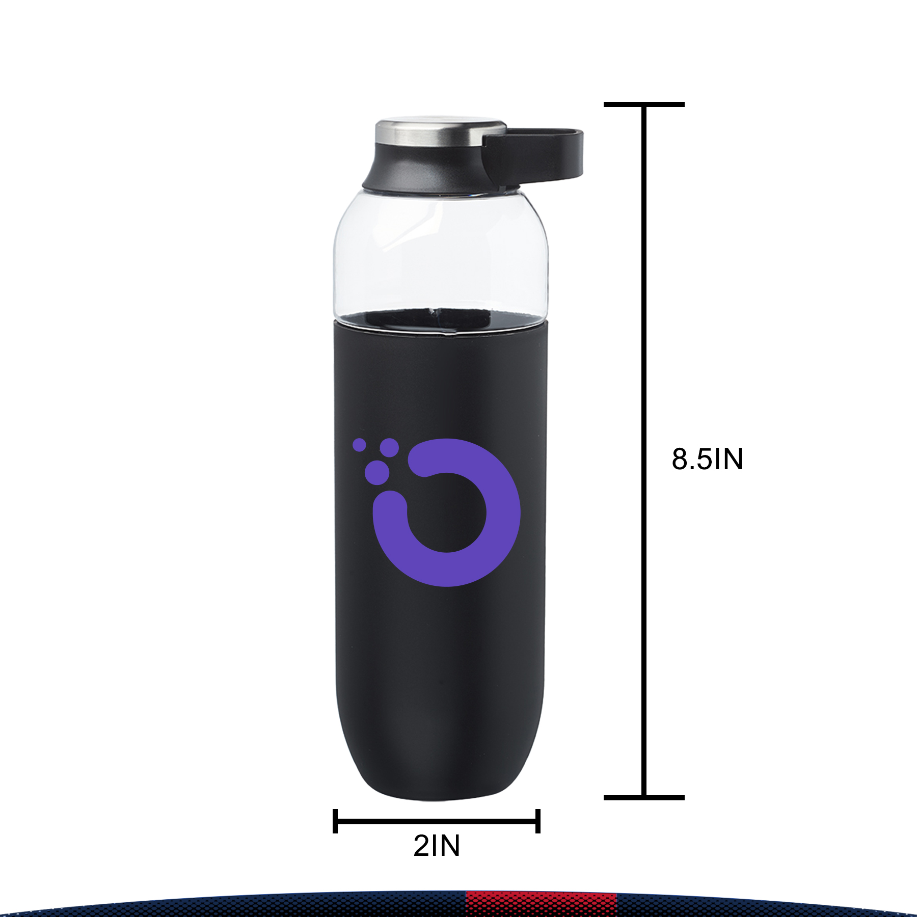Tiktty Plastic Water Bottle - 27 OZ. 3