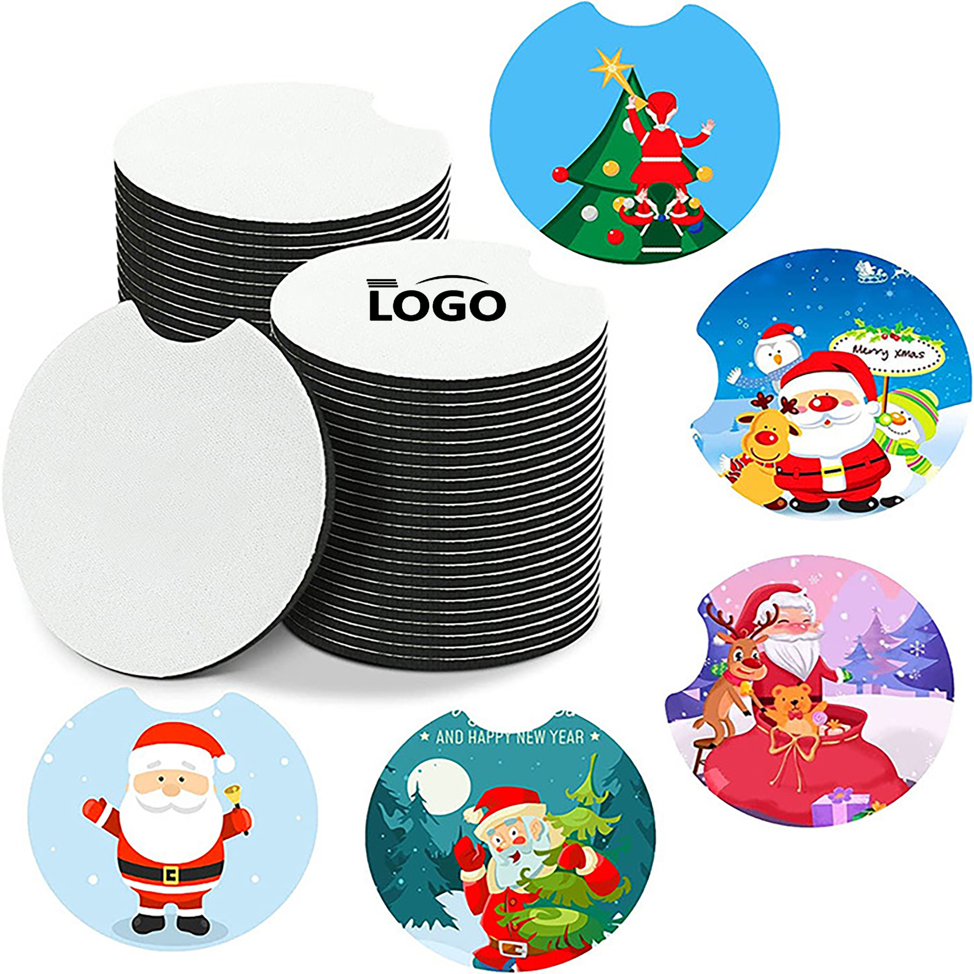 Customizable Sublimation Blank Cup Coasters 1