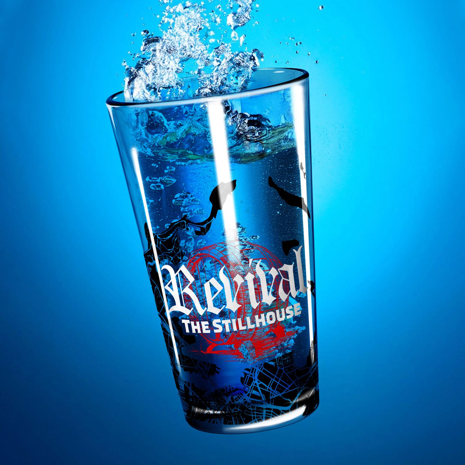 POD FULL COLOR MIXING GLASS 16 OZ