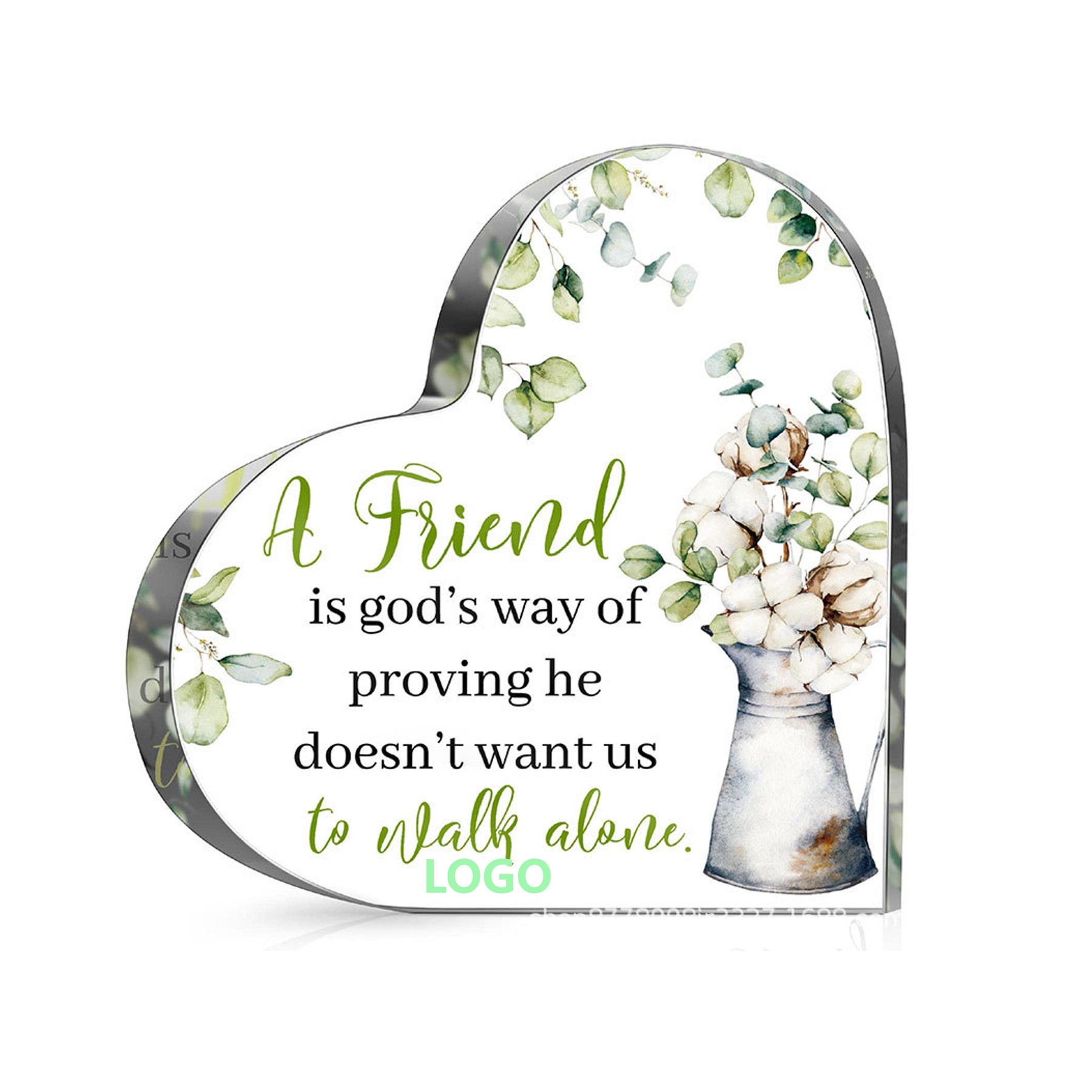 Acrylic Heart Gift Keepsake/Award (direct import) 8