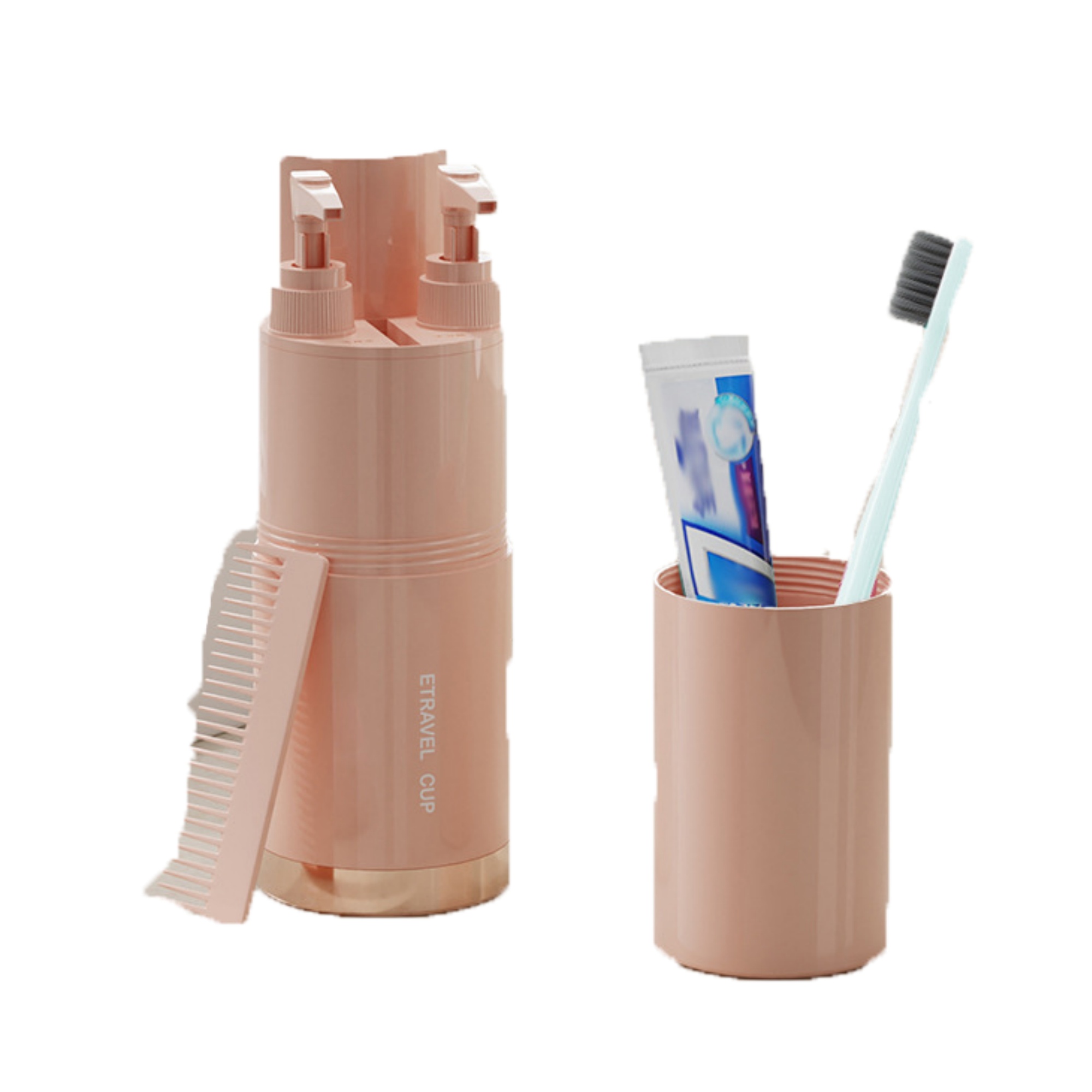Customized toiletries, storage cups, travel gear 2