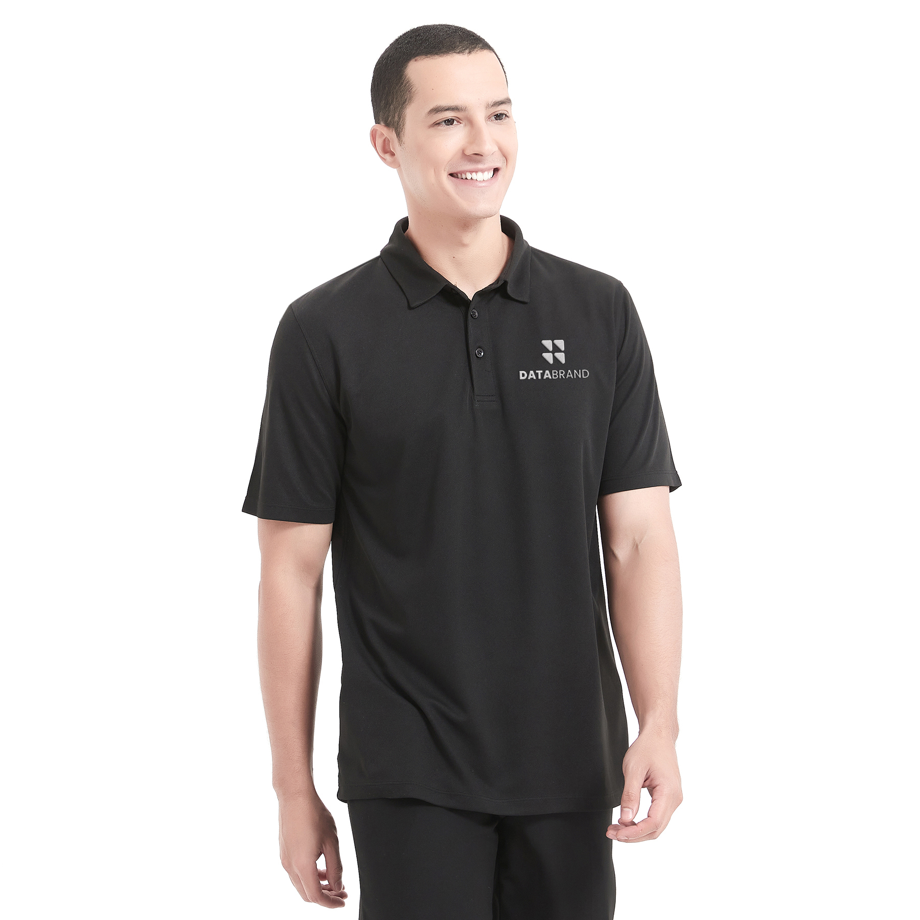 Men's Micro Pique Ribbed Collar Polo Shirt 2