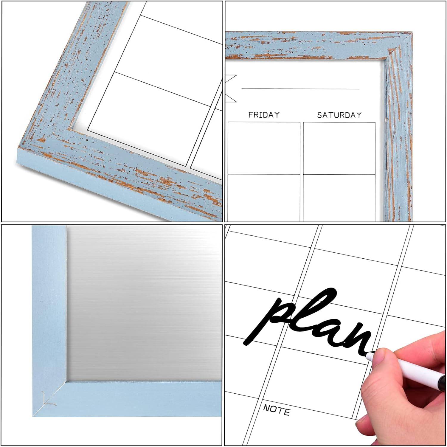 Custom Monthly Planning Magnetic Whiteboard 4