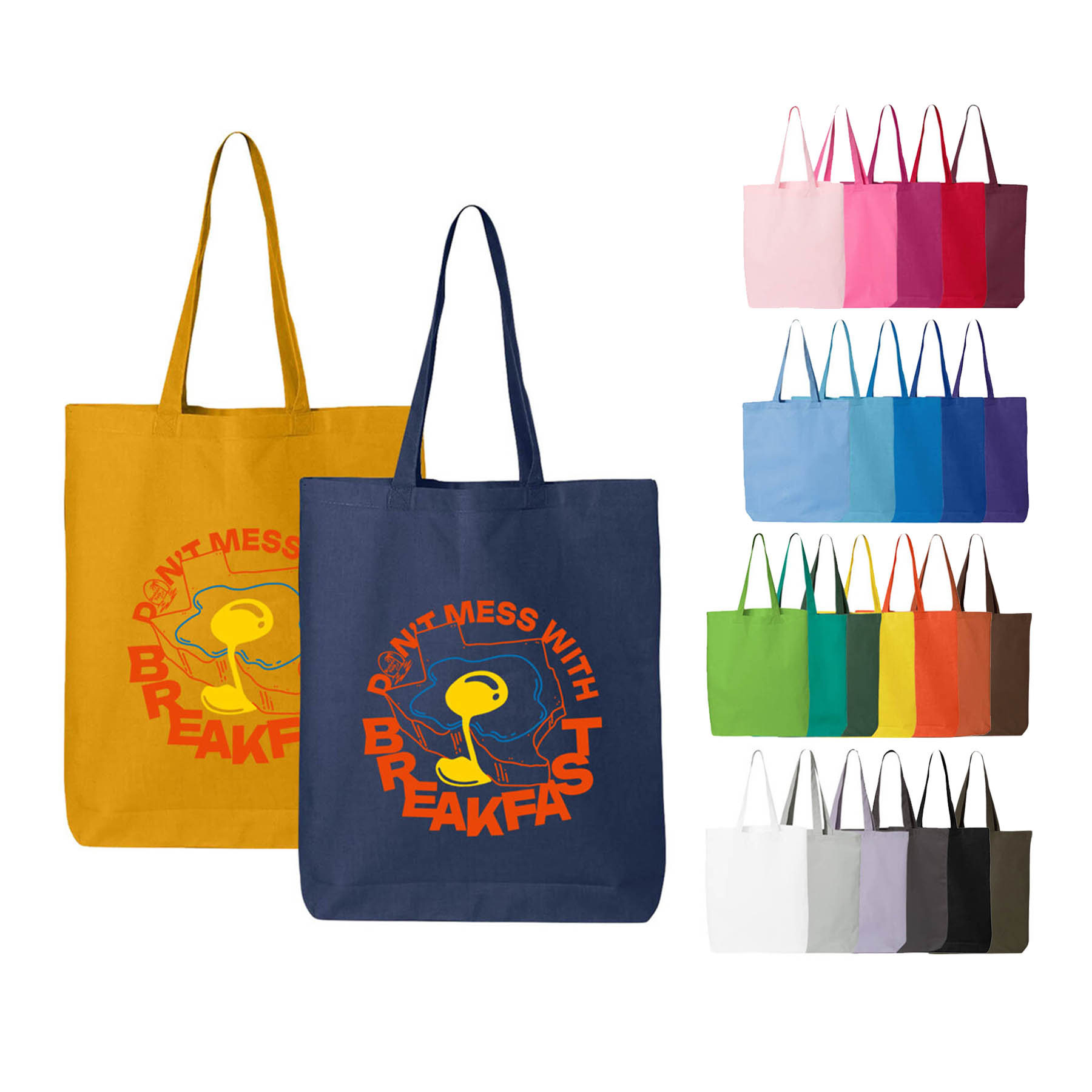 6 oz. 100% Cotton Canvas Tote Bag w/Bottom Gusset 9