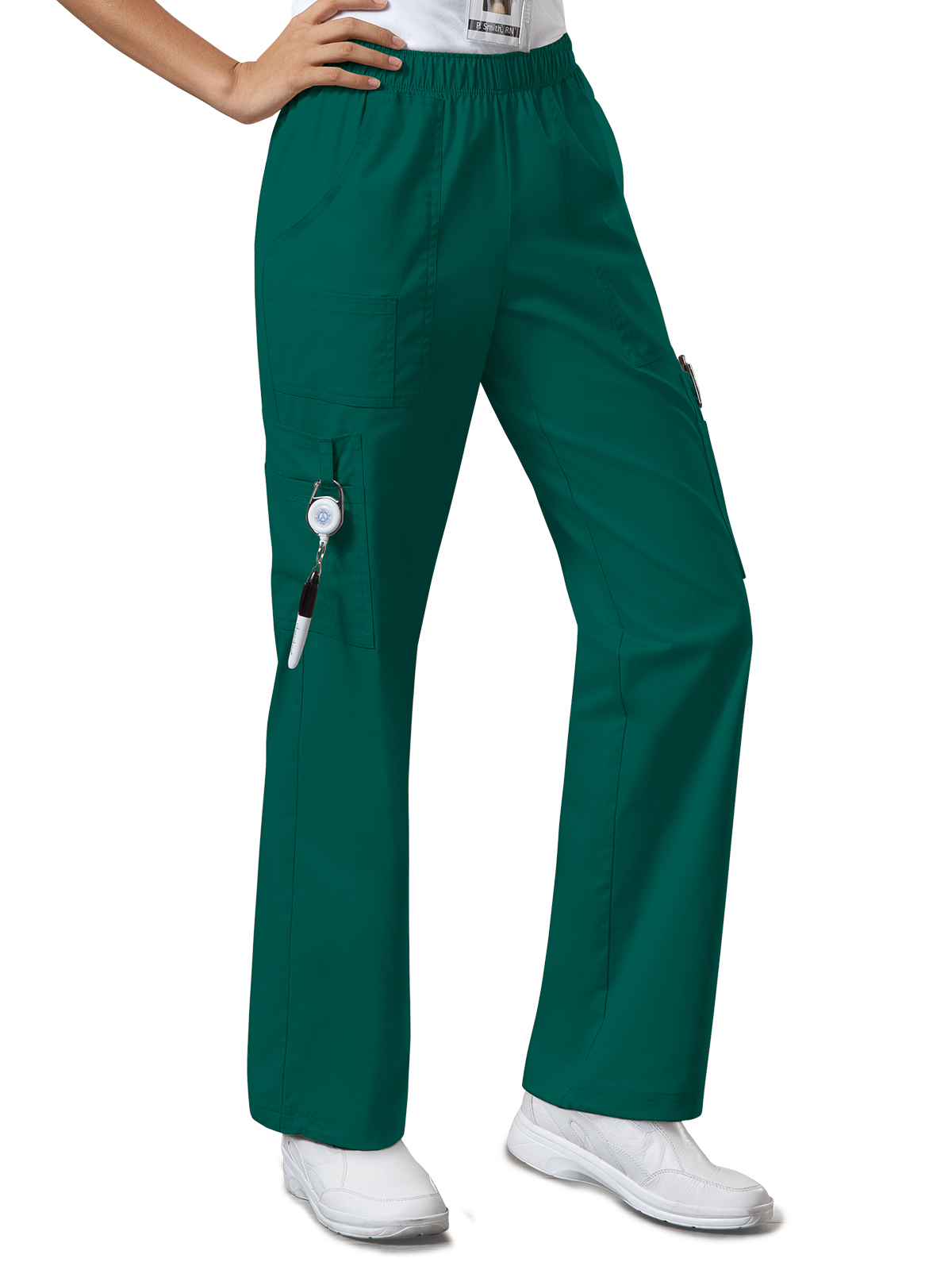 Cherokee - Workwear Core Stretch - Mid Rise Pull-On Cargo Pant 27