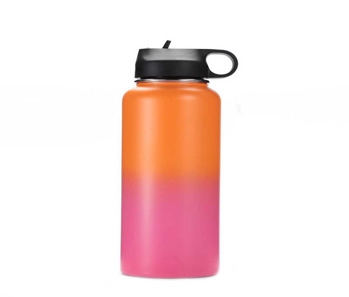Gradient Stainless Steel Insulated Water Bottle With Straw 4