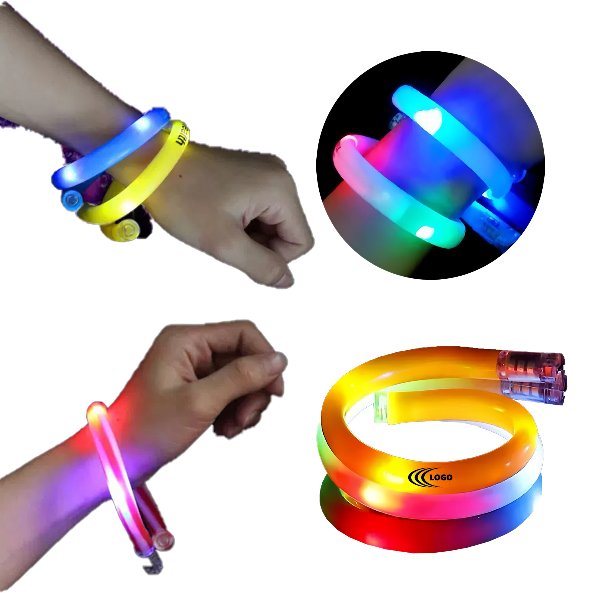LED Light-Up TPU Safety Wristband 2