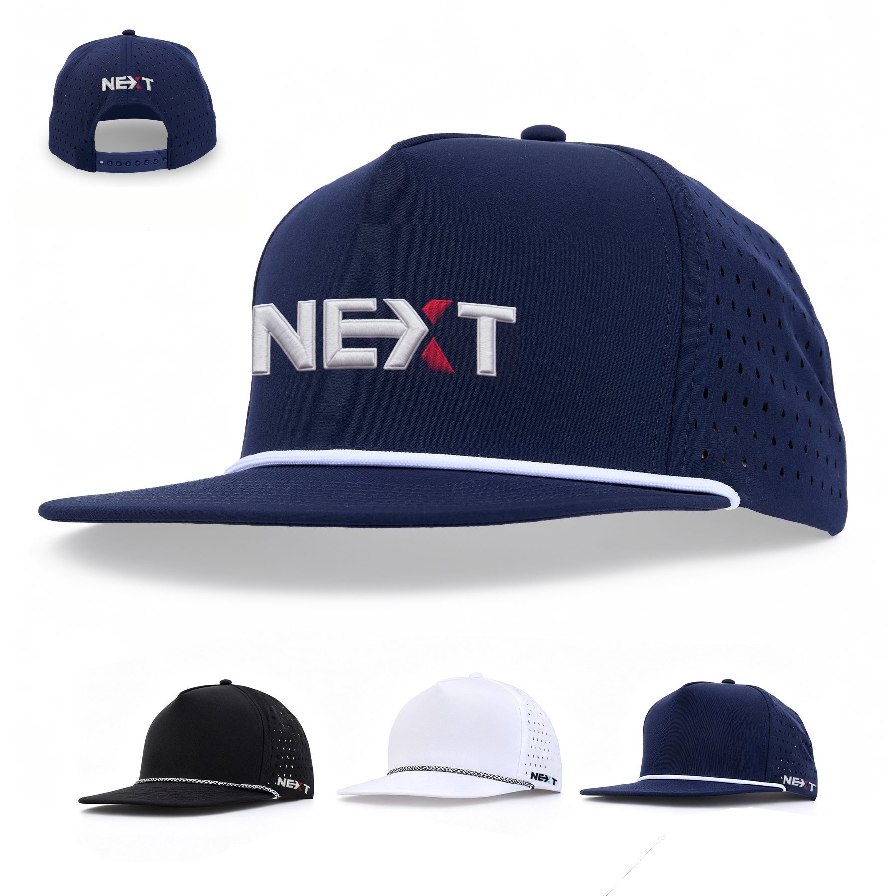5-Panel Flat Bill Rope Cap 4