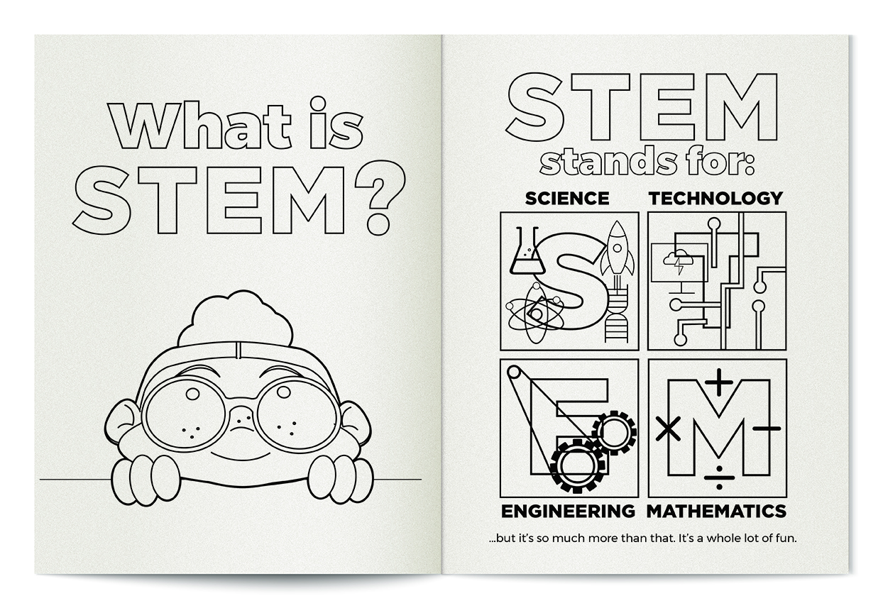 COLORING BOOK - Learning About STEM Coloring Book 5