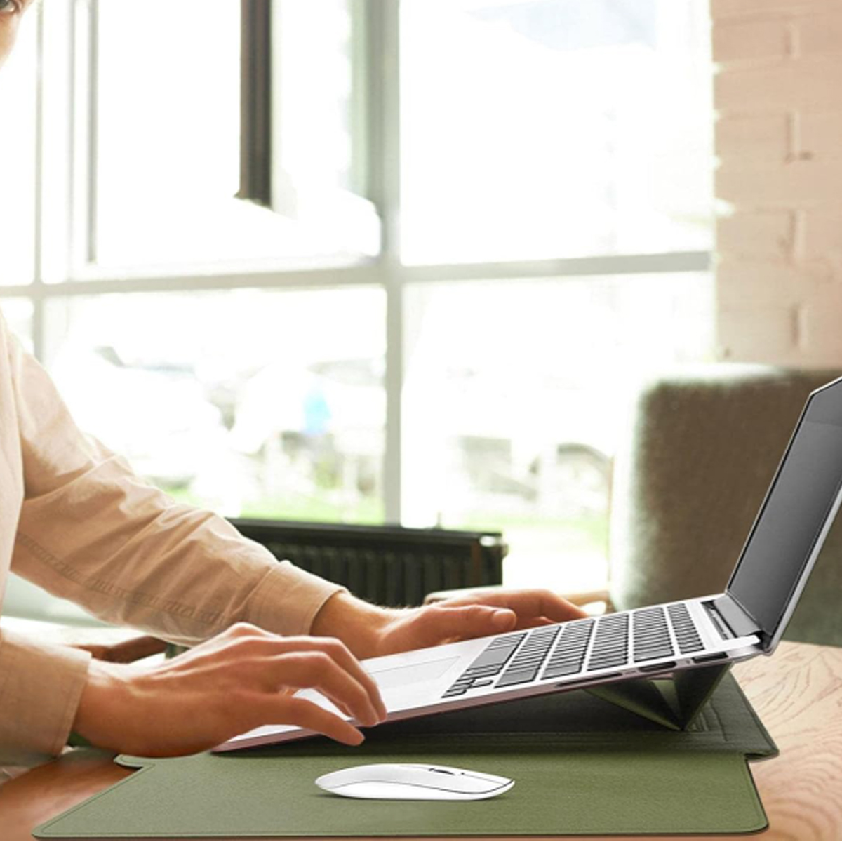 Convertible Laptop Sleeve with Built in Stand 5