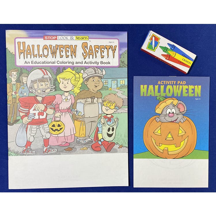 Halloween Activity & Coloring Book Sets - 3 Pieces Vol. 1 2