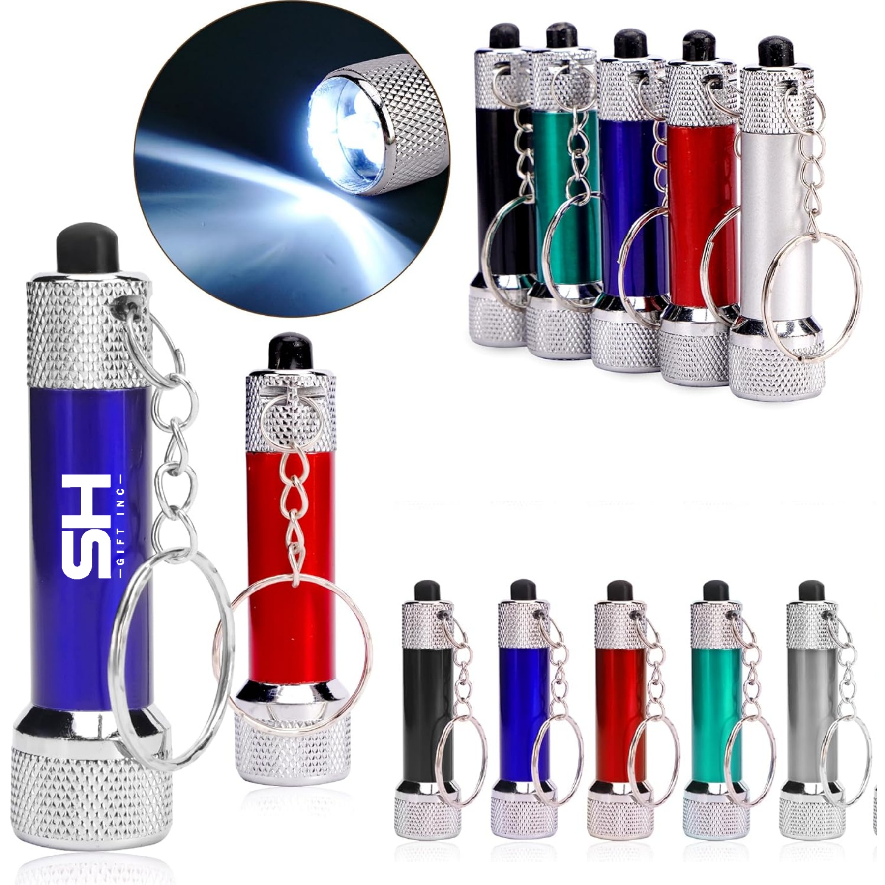 Mini LED Flashlight Keychain 2