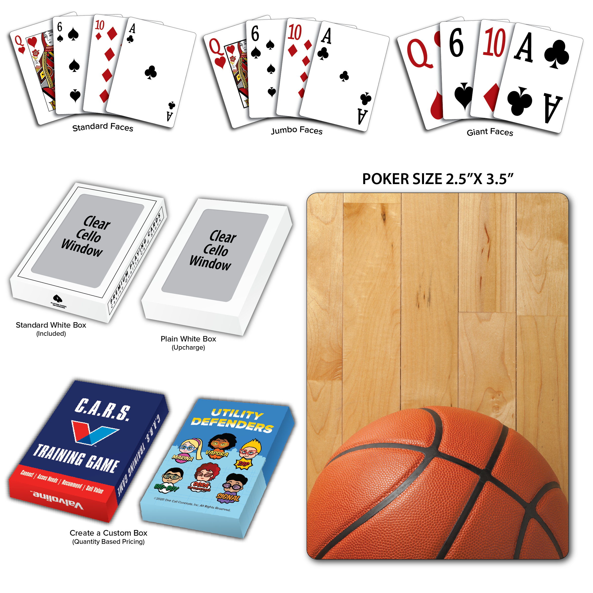 Basketball Theme Poker Size Playing Cards 4