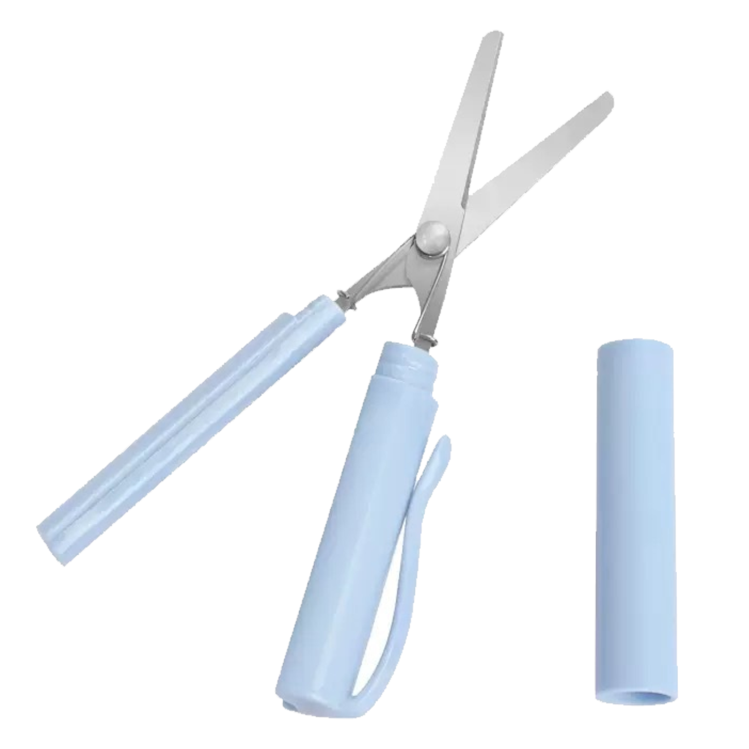Kid's Portable Folding Pen Shape Scissors 7