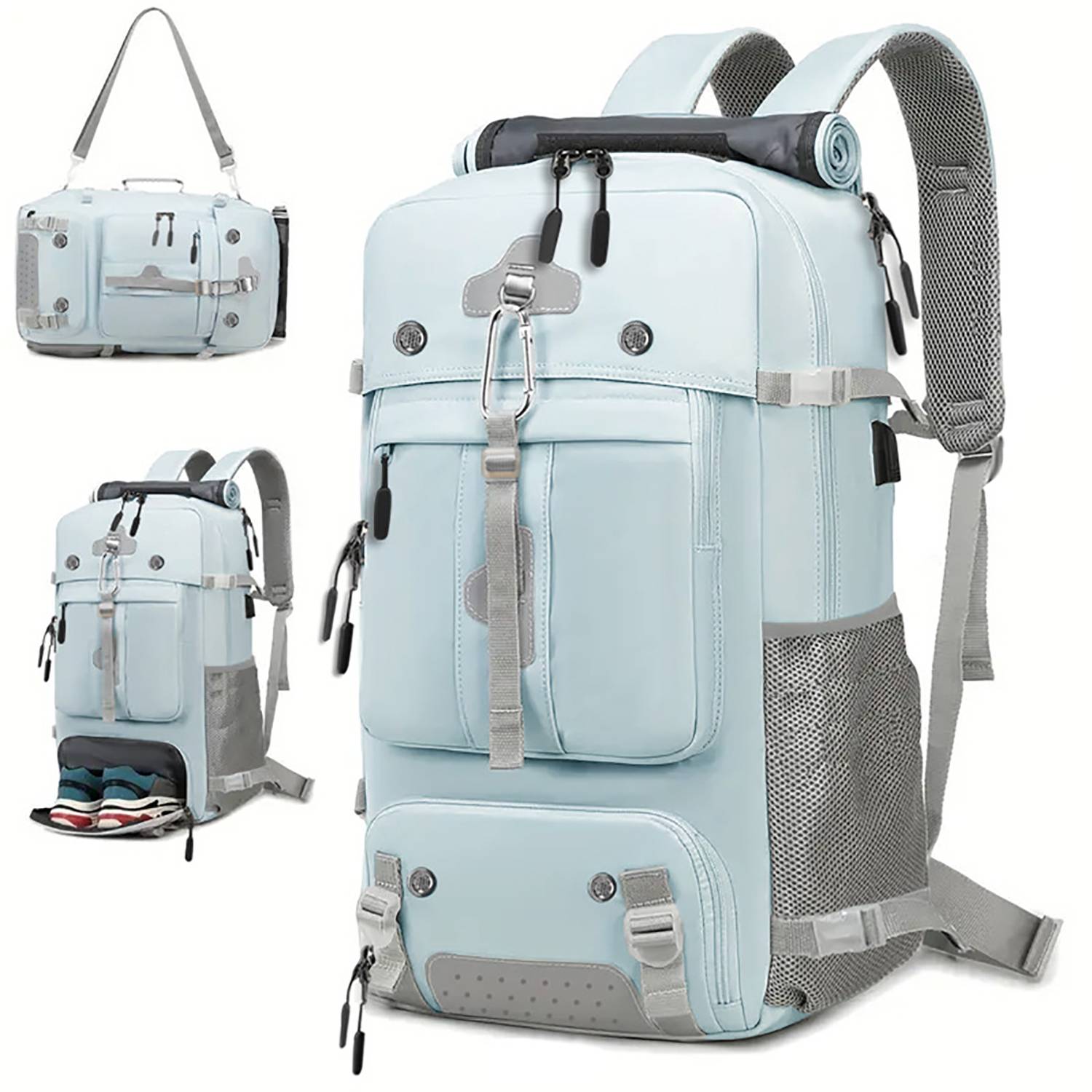 Large Capacity Men's Outdoor Carry-on Backpack 6
