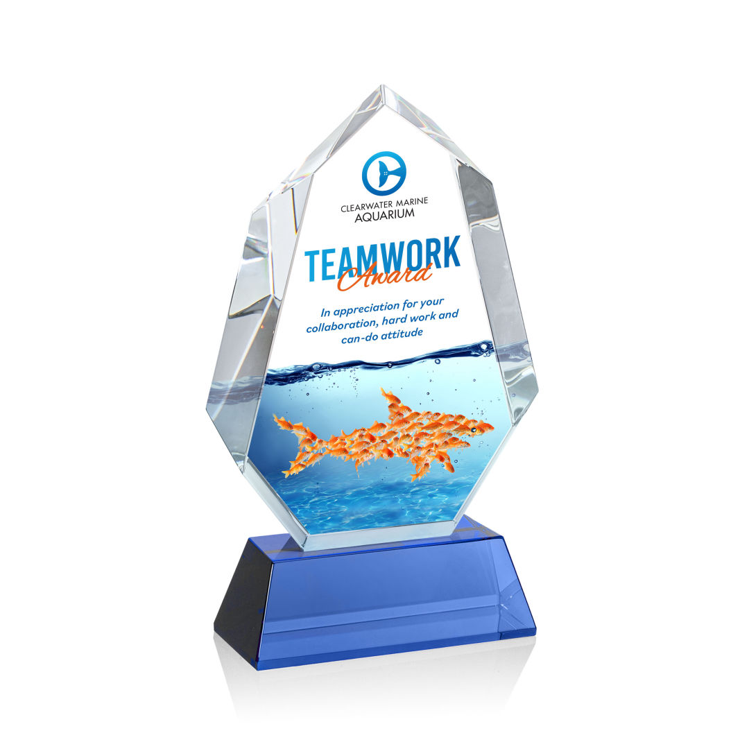 Norwood VividPrint™ Award on Newhaven Base - Blue 11