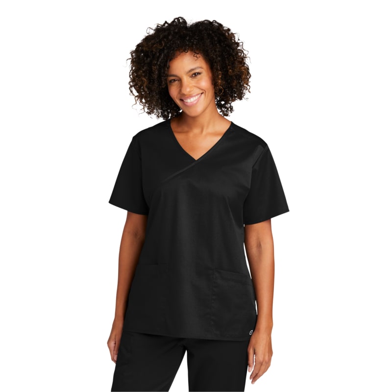 WonderWink Women's WorkFlex Mock Wrap Top 3