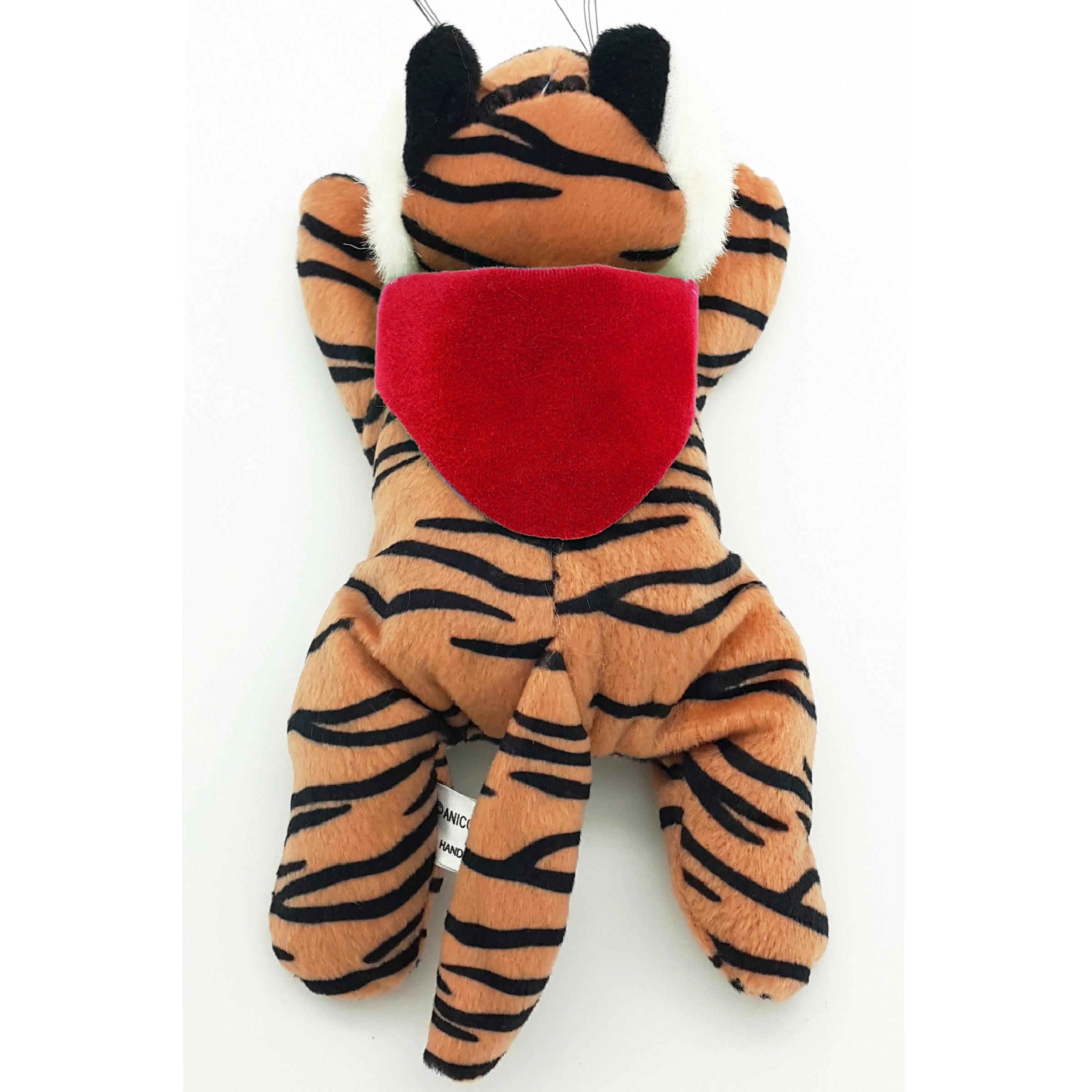 8" Laying Down Beanie Tiger 17