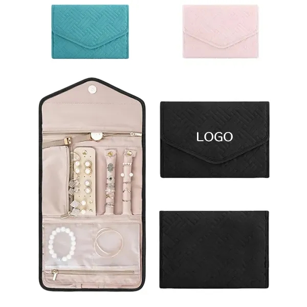 Travel Jewelry Roll - Compact Organizer for Storage 10