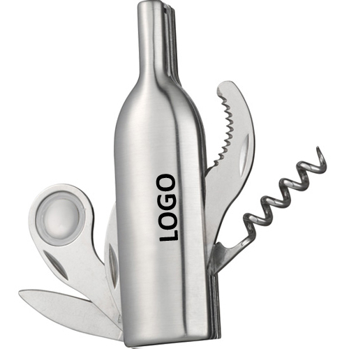 5 Function Wine Bottle Shaped Opener 4