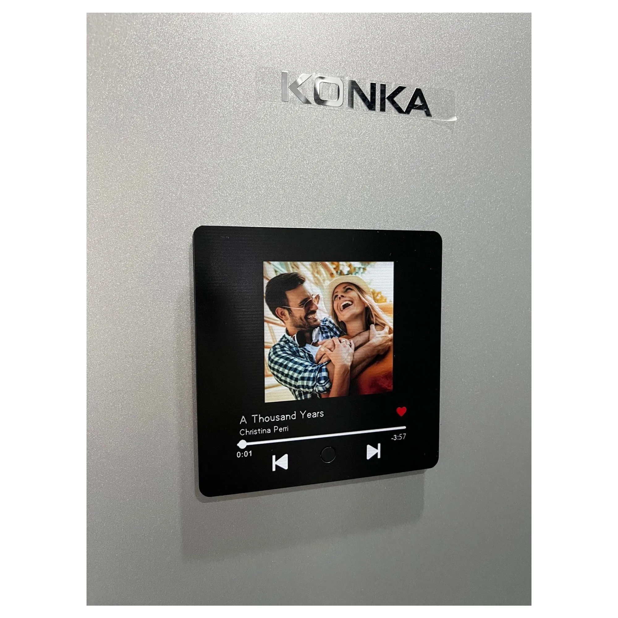 DIY Music Photo Frame Magnet With USB Recharge Loop Play 5