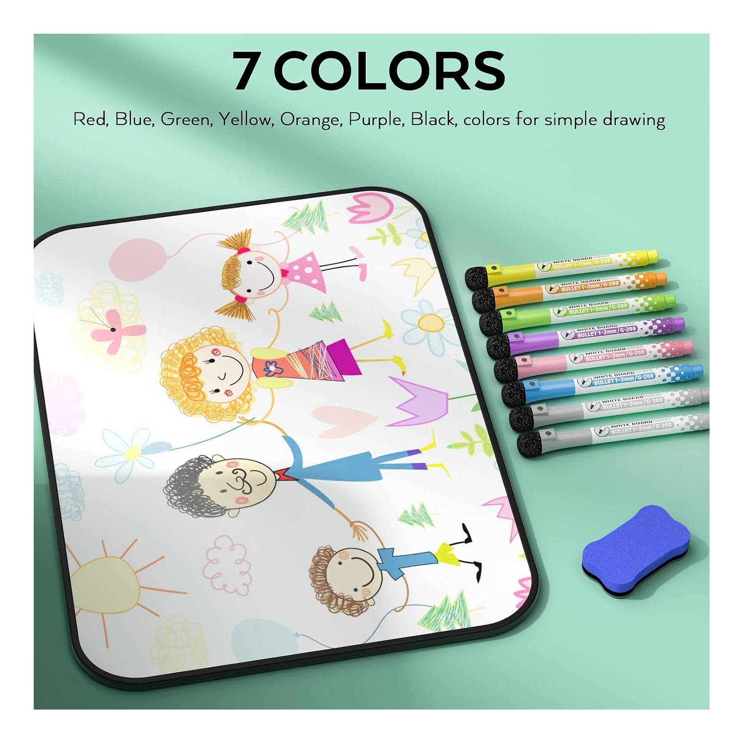 School Office Whiteboard W/ Pen Set 5