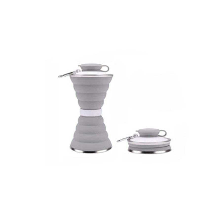 Collapsible Silicone Sports Travel Water Bottle 5
