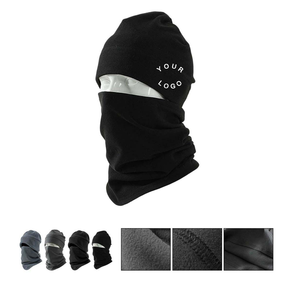 Plush Lined Hat and Neck Warmer Set for Outdoor Use 1