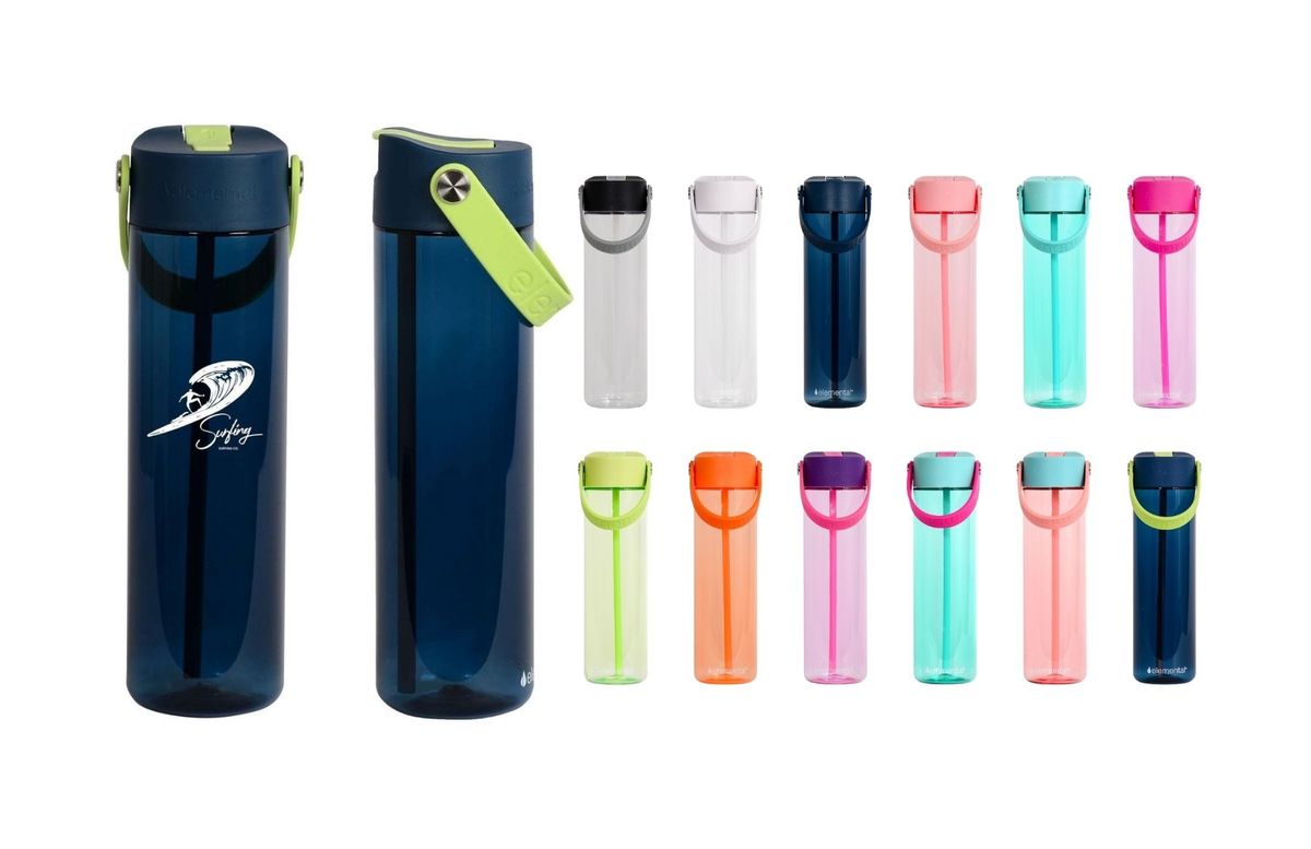 Elemental® Splash 26oz Tritan Water Bottle - with Drinking Spout and Straw 26