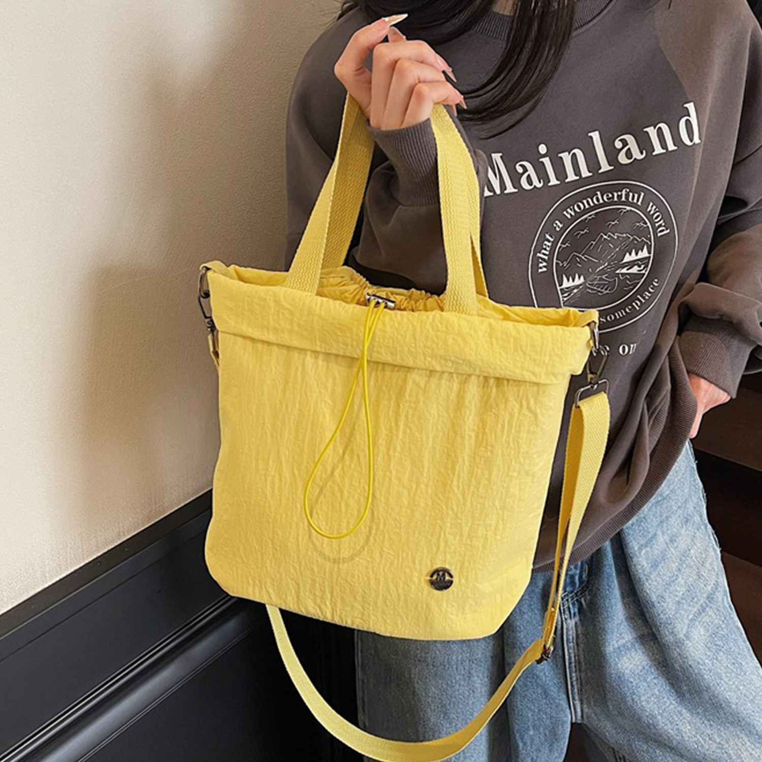 Nylon Lightweight Crossbody Shoulder Handbag 2