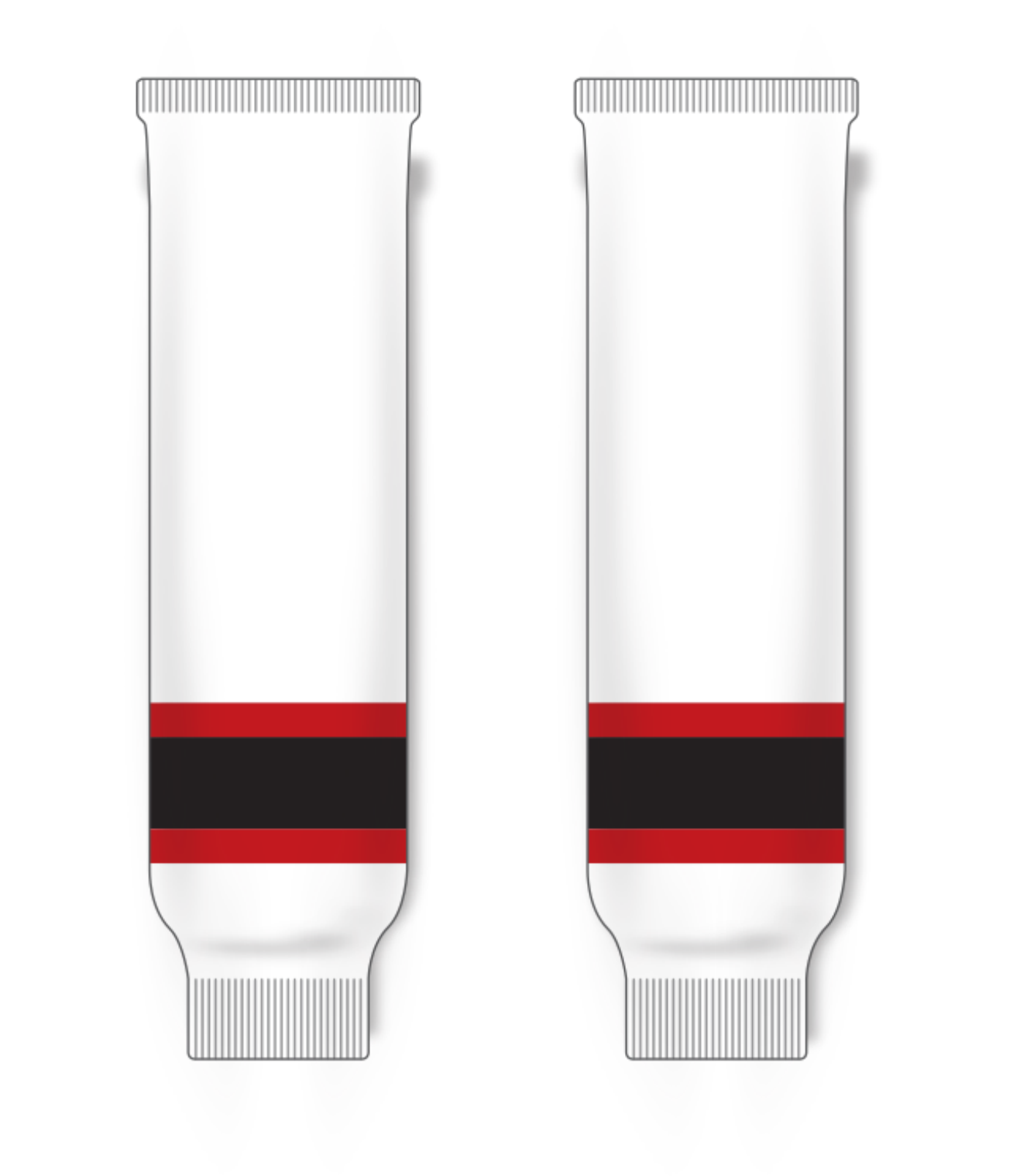 Knitted Striped Hockey Socks HS630-G11 24